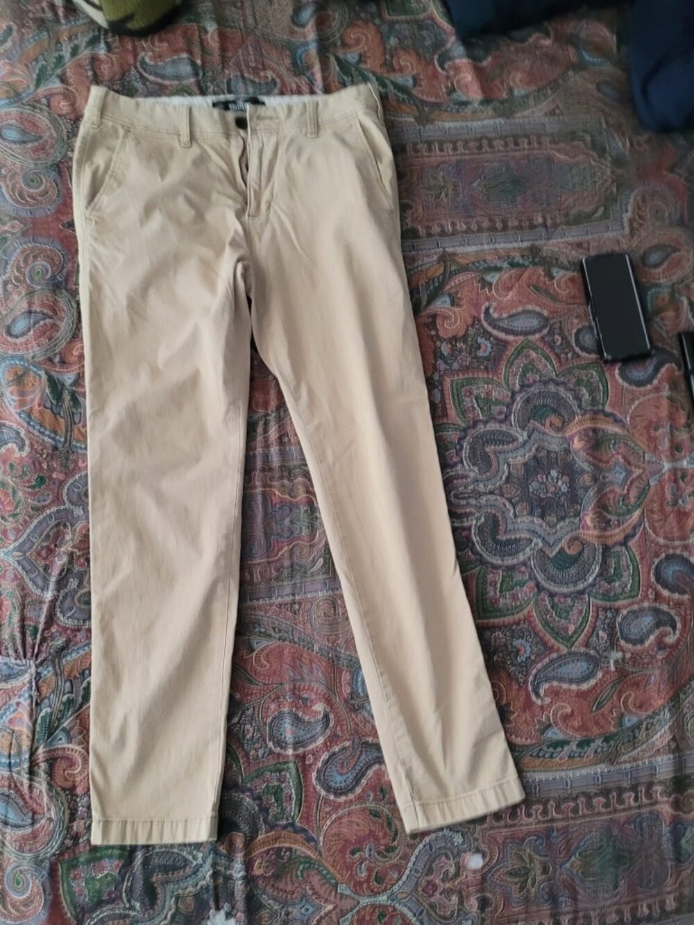 Hollister Epic Flex Skinny Chino Pants Size 31 - 32 Beige